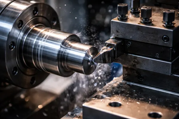 Precision CNC turned steel tool holders and cylindrical components machined at Olympus Machining