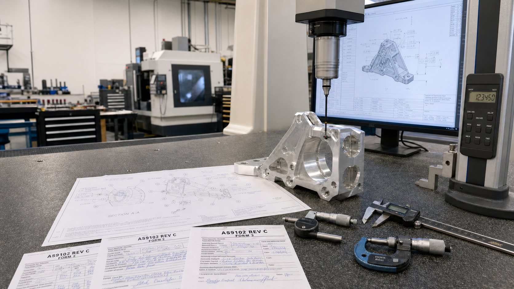 The Complete AS9102 First Article Inspection Checklist for CNC Machined Parts (Free PDF Download) — Olympus Machining blog